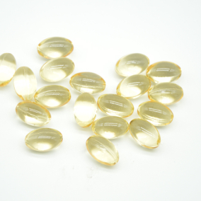 Transparent soft capsules