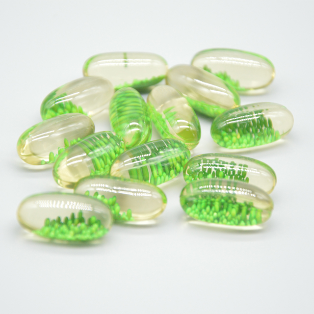 Softgel-encapsulated sustained-release granules: 