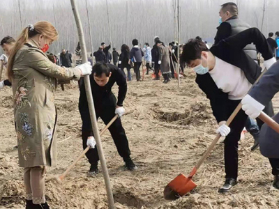 On March 11, President Xu Shuai, a CPPCC member, participated in the 44th Arbor Day